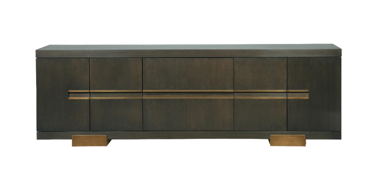 Holly Hunt Borneo TV cabinet в интерьере