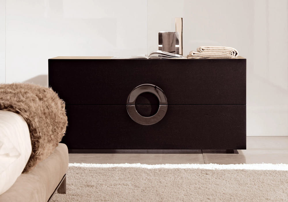 Minotti Archipenko bedside cabinet в интерьере