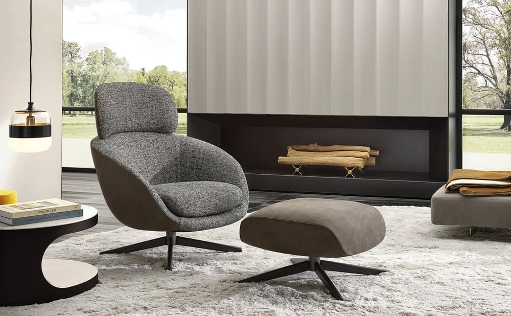 Minotti Russell armchair в интерьере