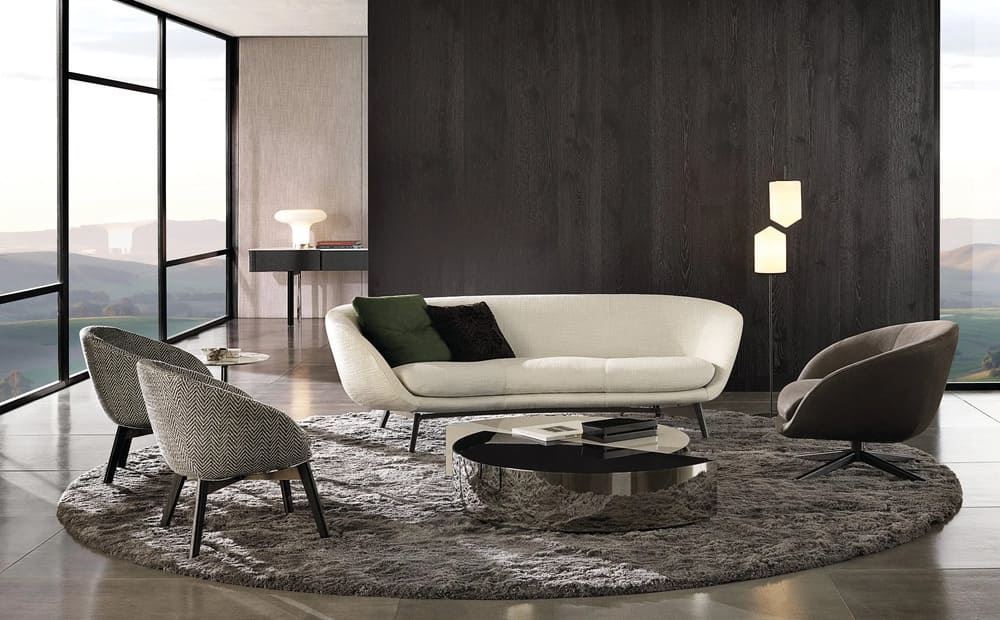 Minotti Russell armchair в интерьере
