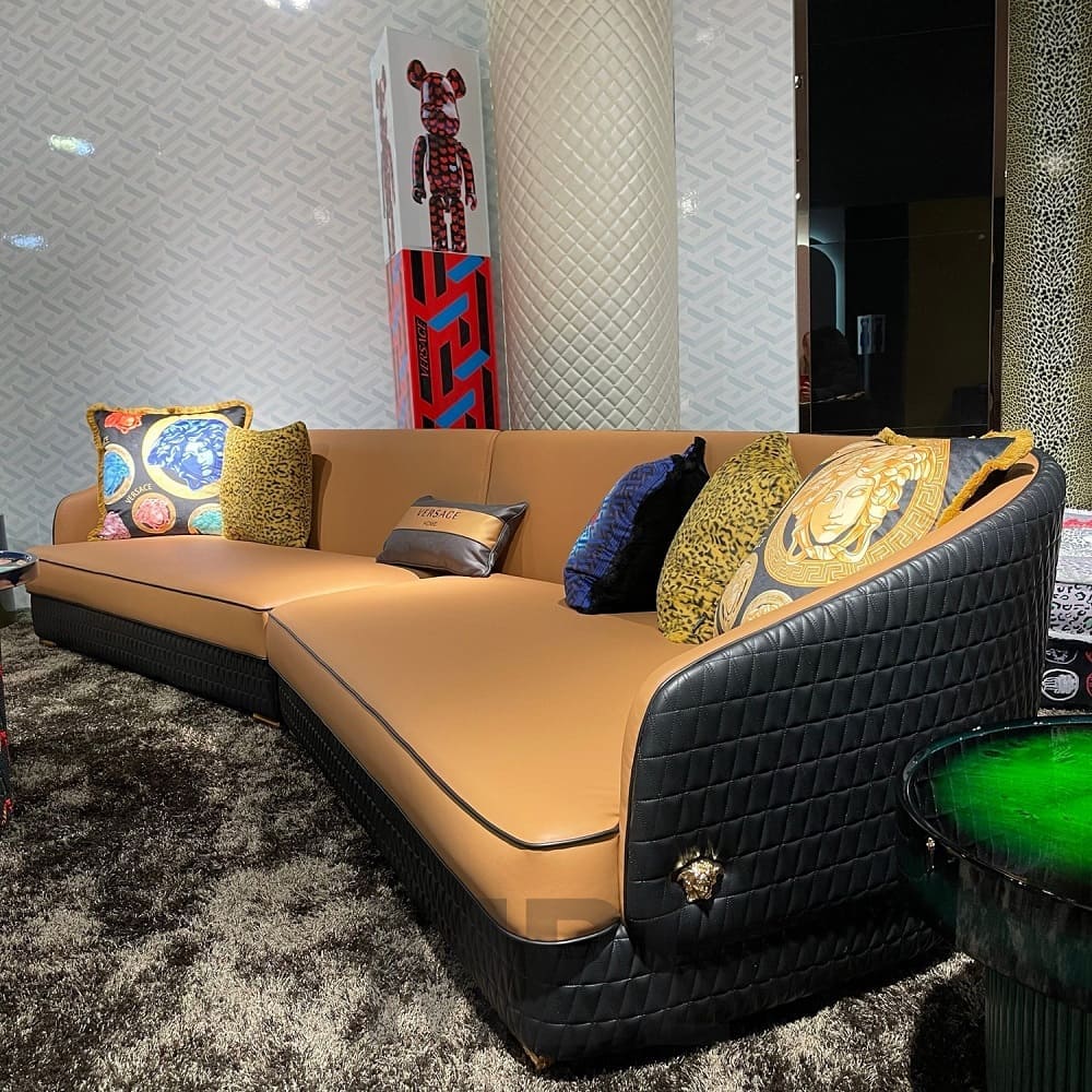 Sofa Versace в интерьере