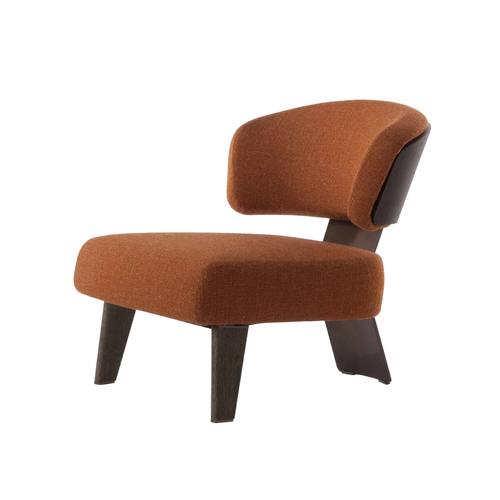 Minotti Reeves Wood Armchair