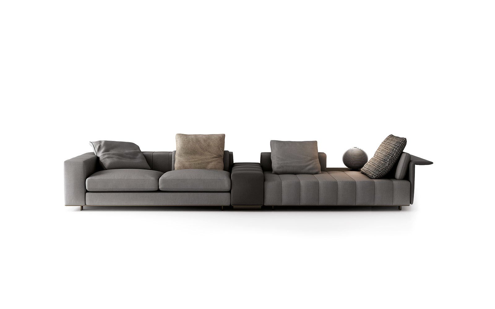 Sofa Minotti Freeman 4400x3300 в интерьере