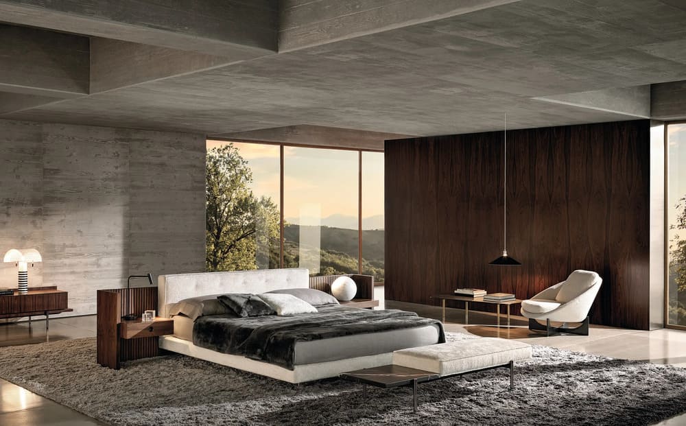 Minotti Brasilia Bed в интерьере