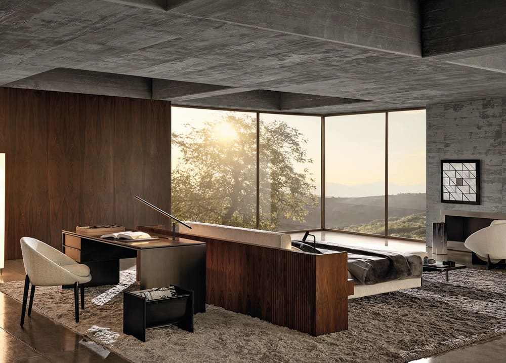 Minotti Brasilia Bed в интерьере