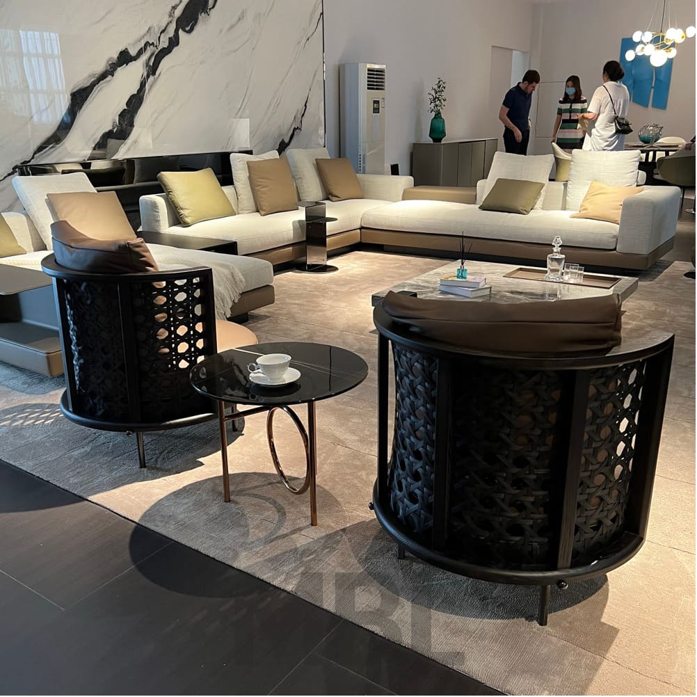 Minotti Corner Table в интерьере
