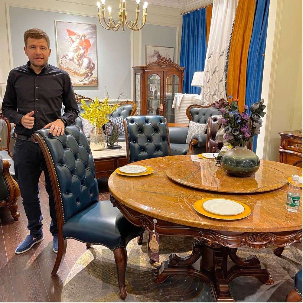 Dining table Wellington 1300 в интерьере