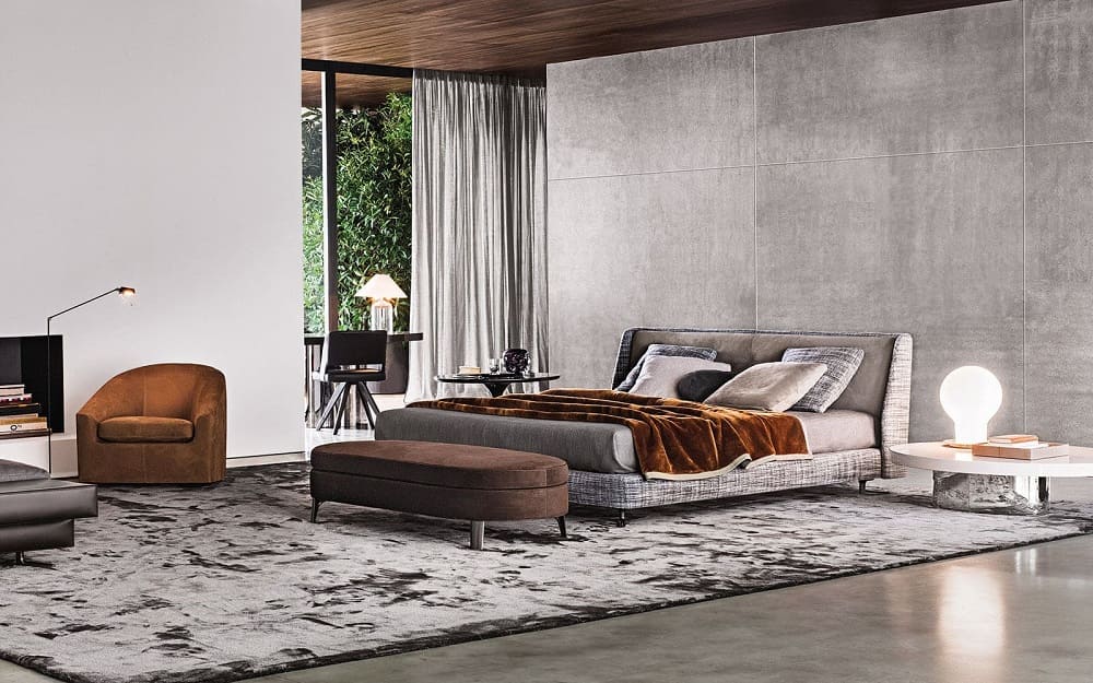 Minotti Spencer Bed в интерьере