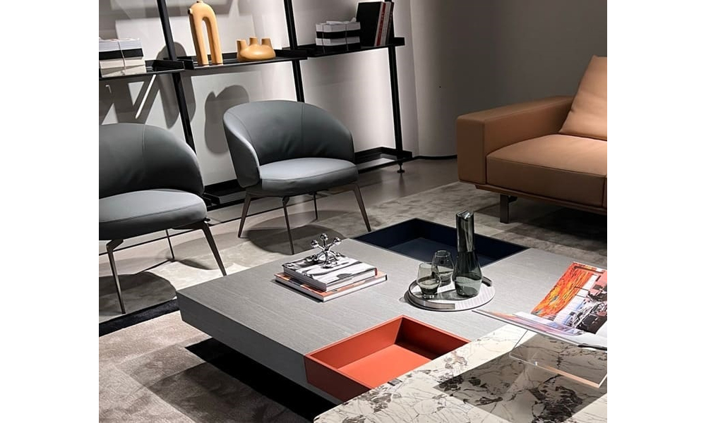 Minotti 1200x1200x290 coffee table
