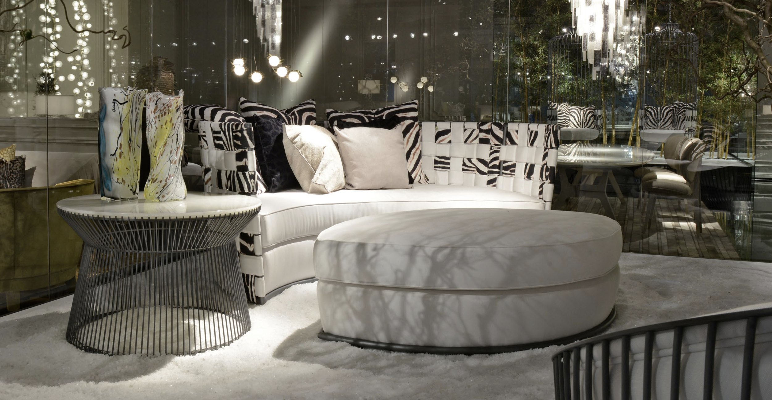 Cavalli Wire 2 Corner Table в интерьере