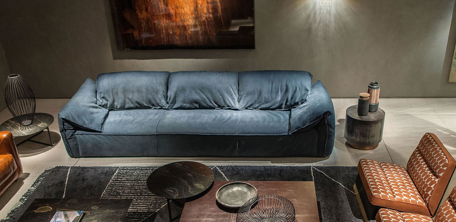 Sofa Baxter Casablanca 3380x1100x745 в интерьере