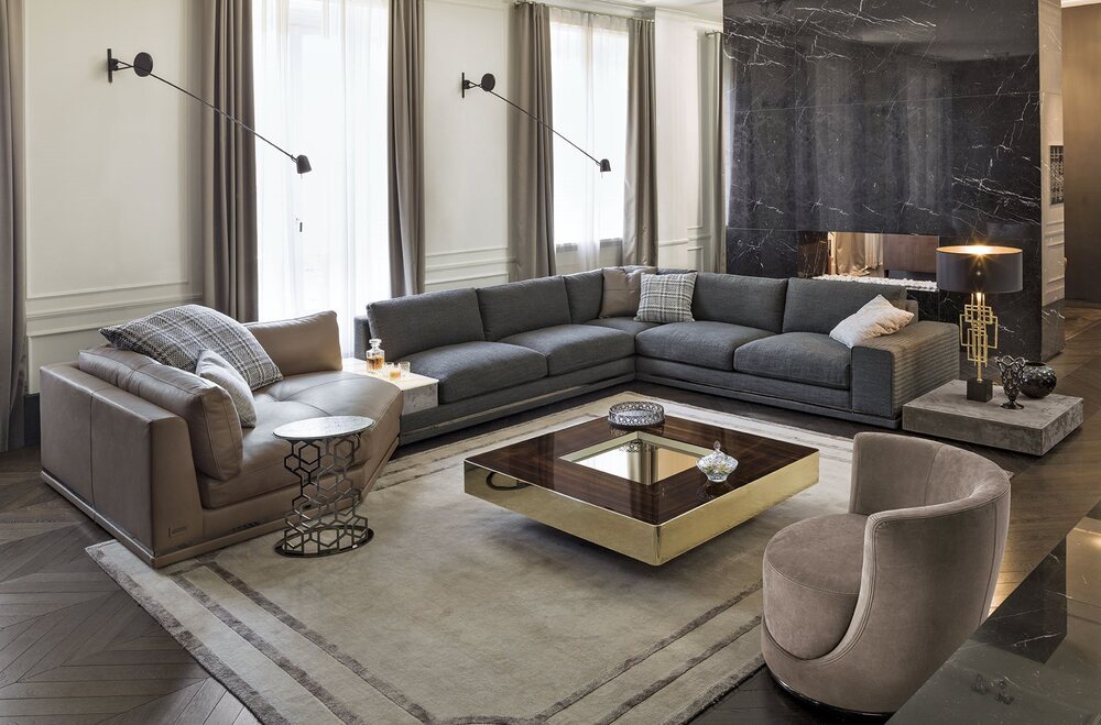 Sofa Longhi Cohen в интерьере
