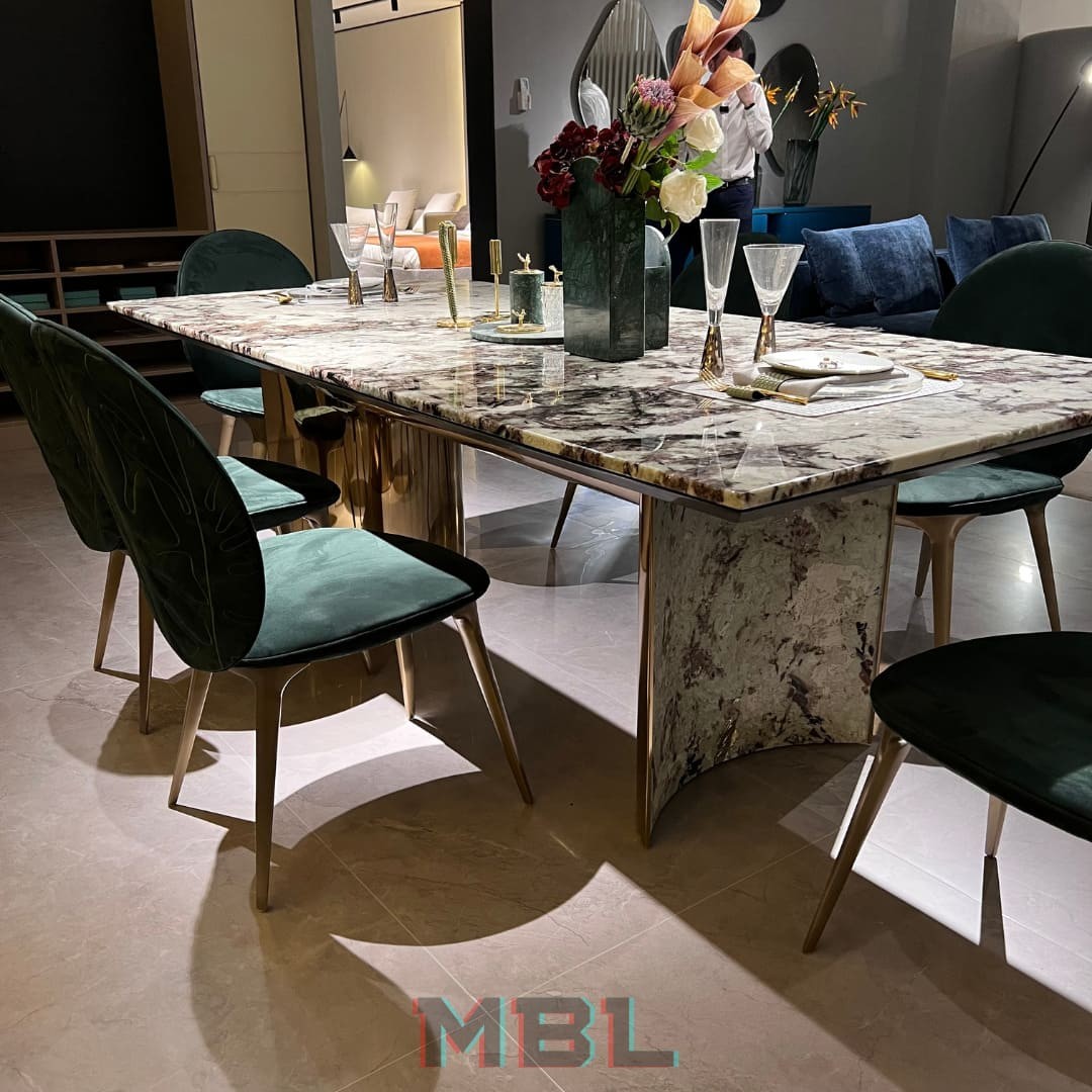 Dining table 2400x1100x750 в интерьере