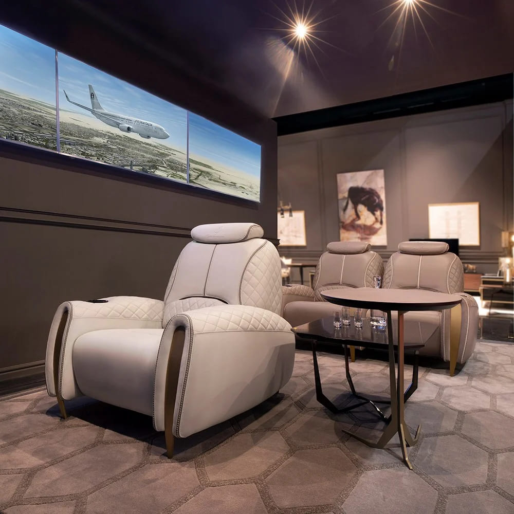 Armchair with recliner Formitalia Yas в интерьере