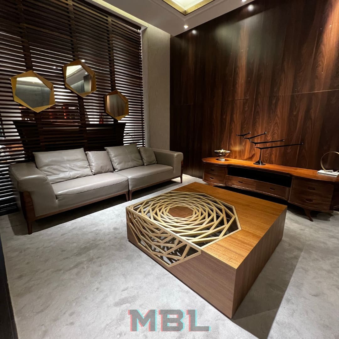 Ceccotti 1200x1200 coffee table в интерьере
