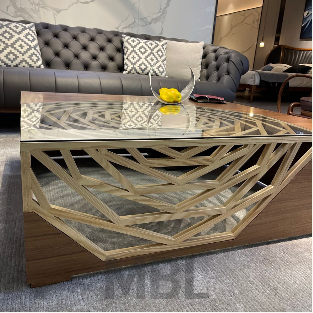 Ceccotti 1200x1200 coffee table в интерьере