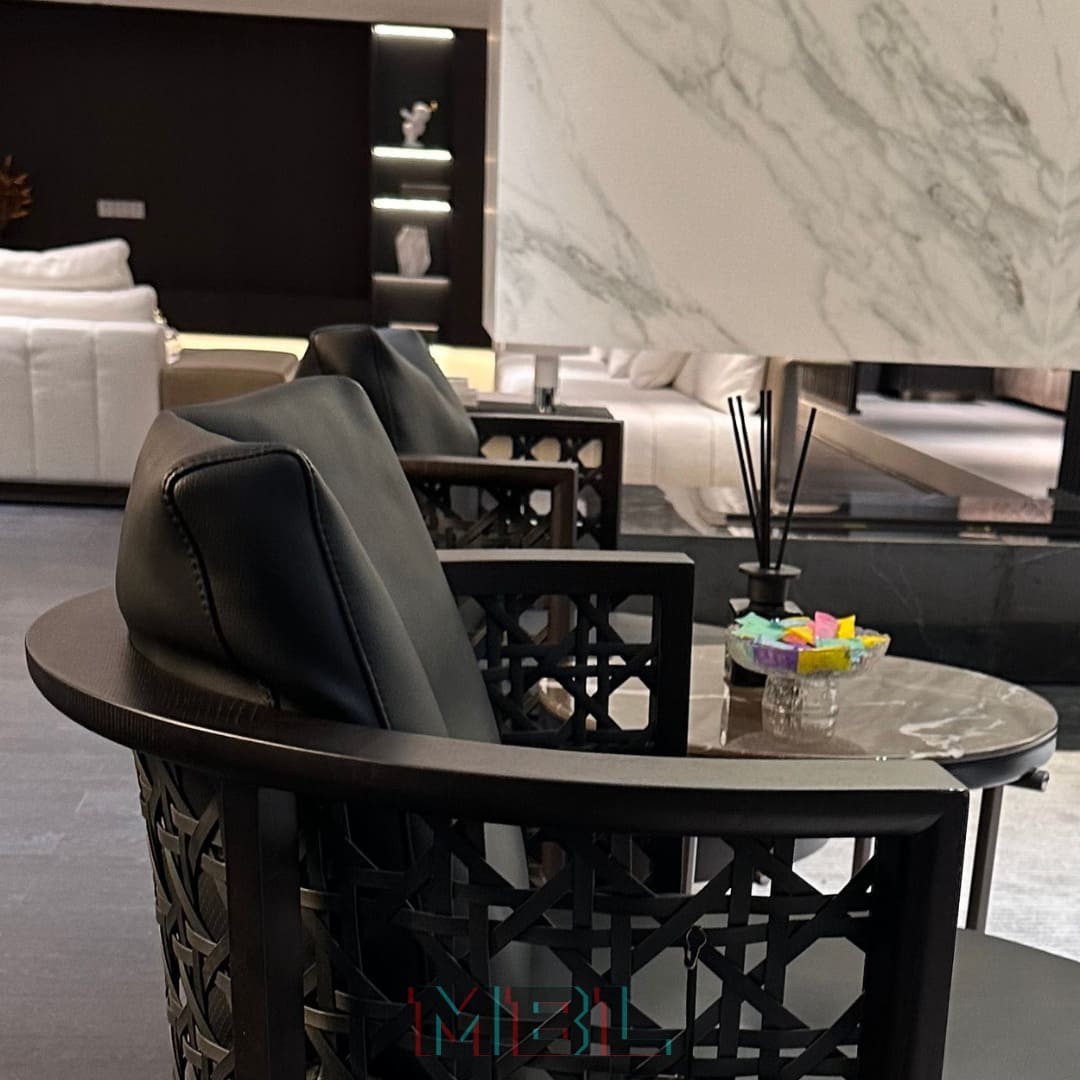 Corner table Minotti 500x500x500 в интерьере