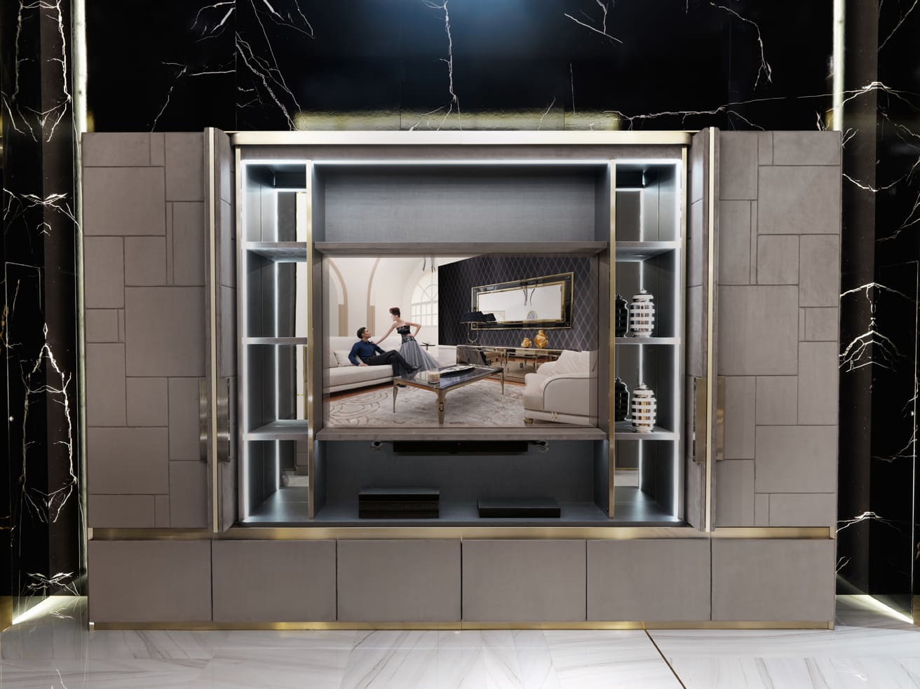 Clothes closet Visionnaire Barrymore в интерьере