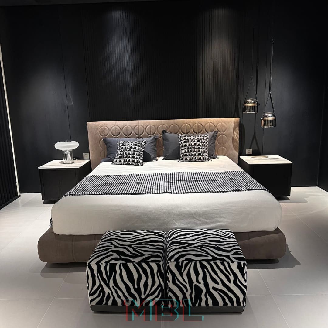 Bed Minotti 2170x2230x1070 в интерьере