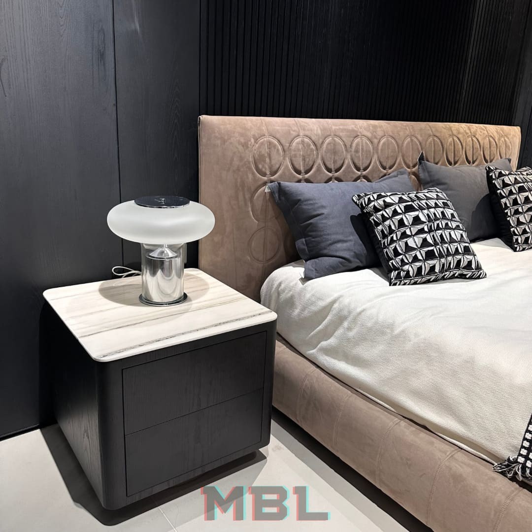 Bed Minotti 2170x2230x1070 в интерьере