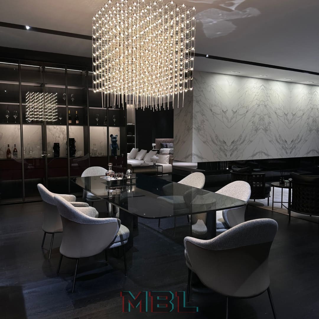 Dining table Minotti 2600x1200x750 в интерьере
