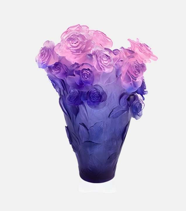 Daum Magnum Roses Vase в интерьере