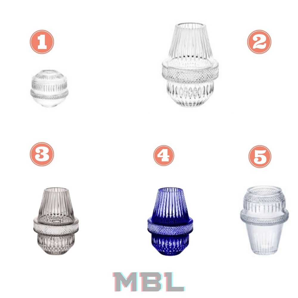 Baccarat vase set в интерьере
