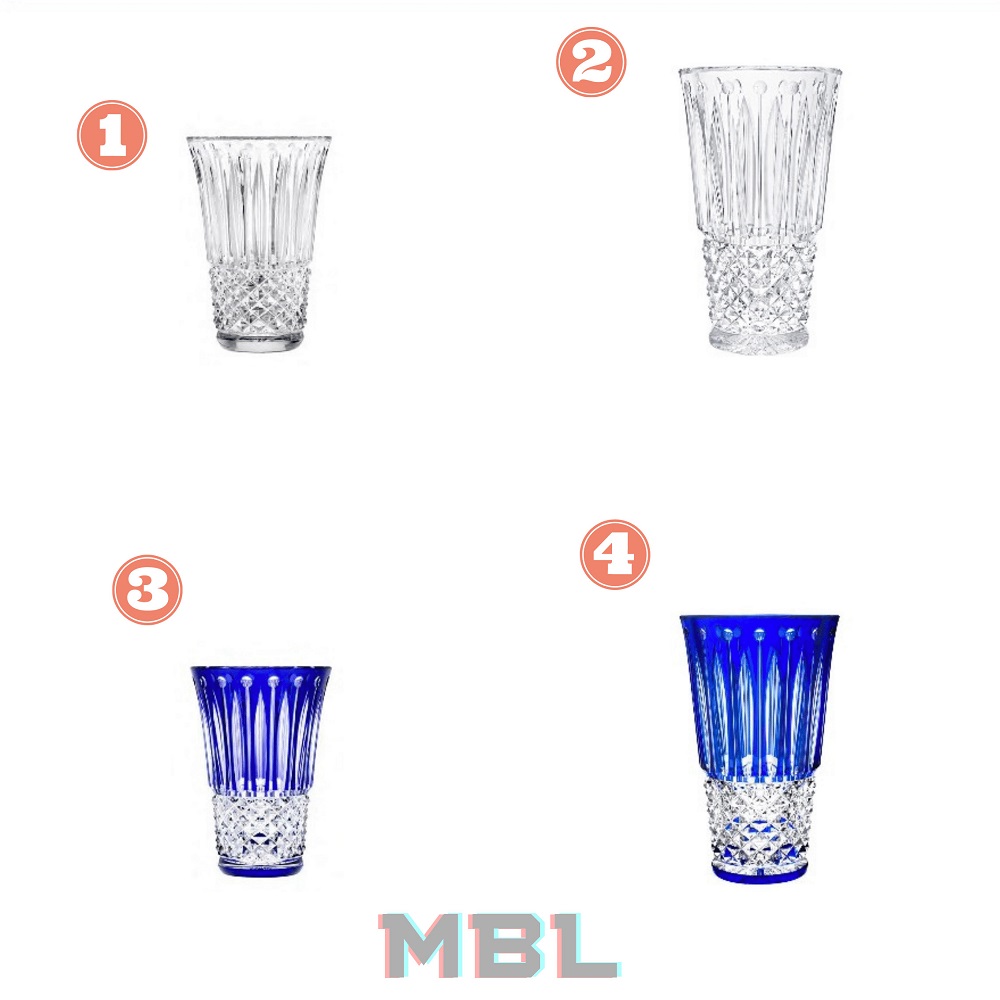 Baccarat vase set в интерьере