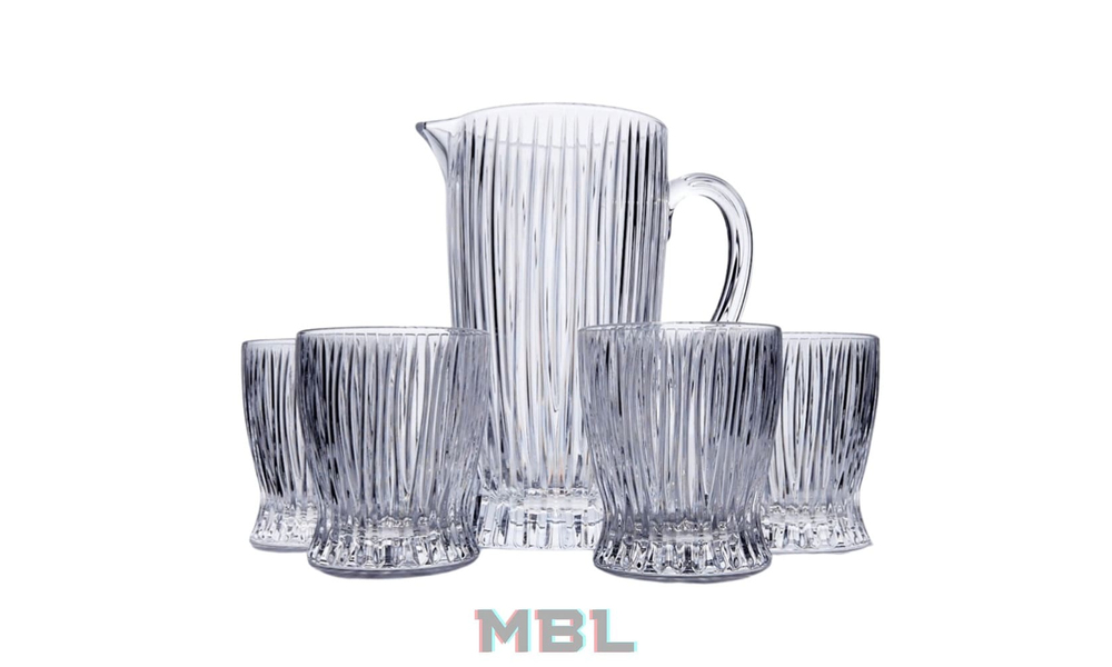 Baccarat jug and glass set