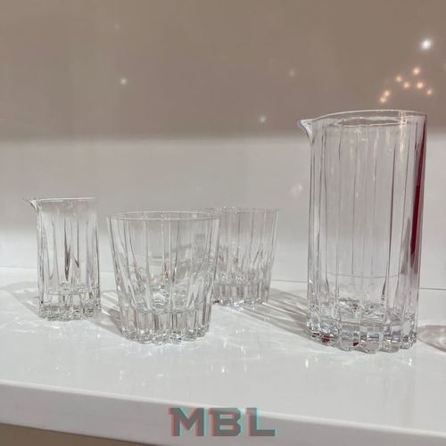 Set of pitcher and glass
