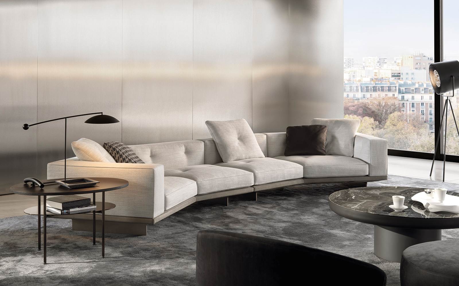 Sofa Minotti Dylan в интерьере