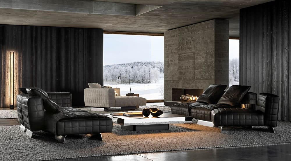 Minotti Twiggy Sofa в интерьере