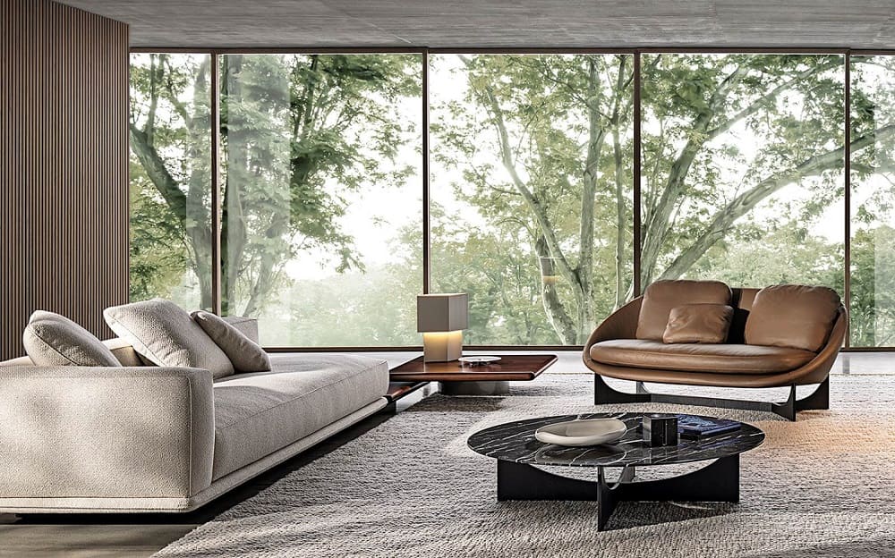 Minotti Lido sofa в интерьере