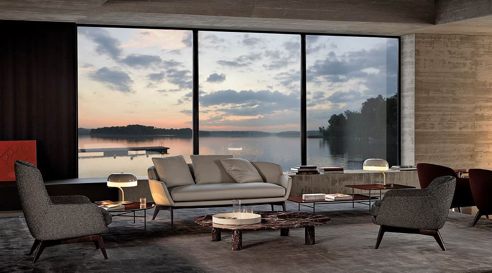Sofa Minotti Belt в интерьере