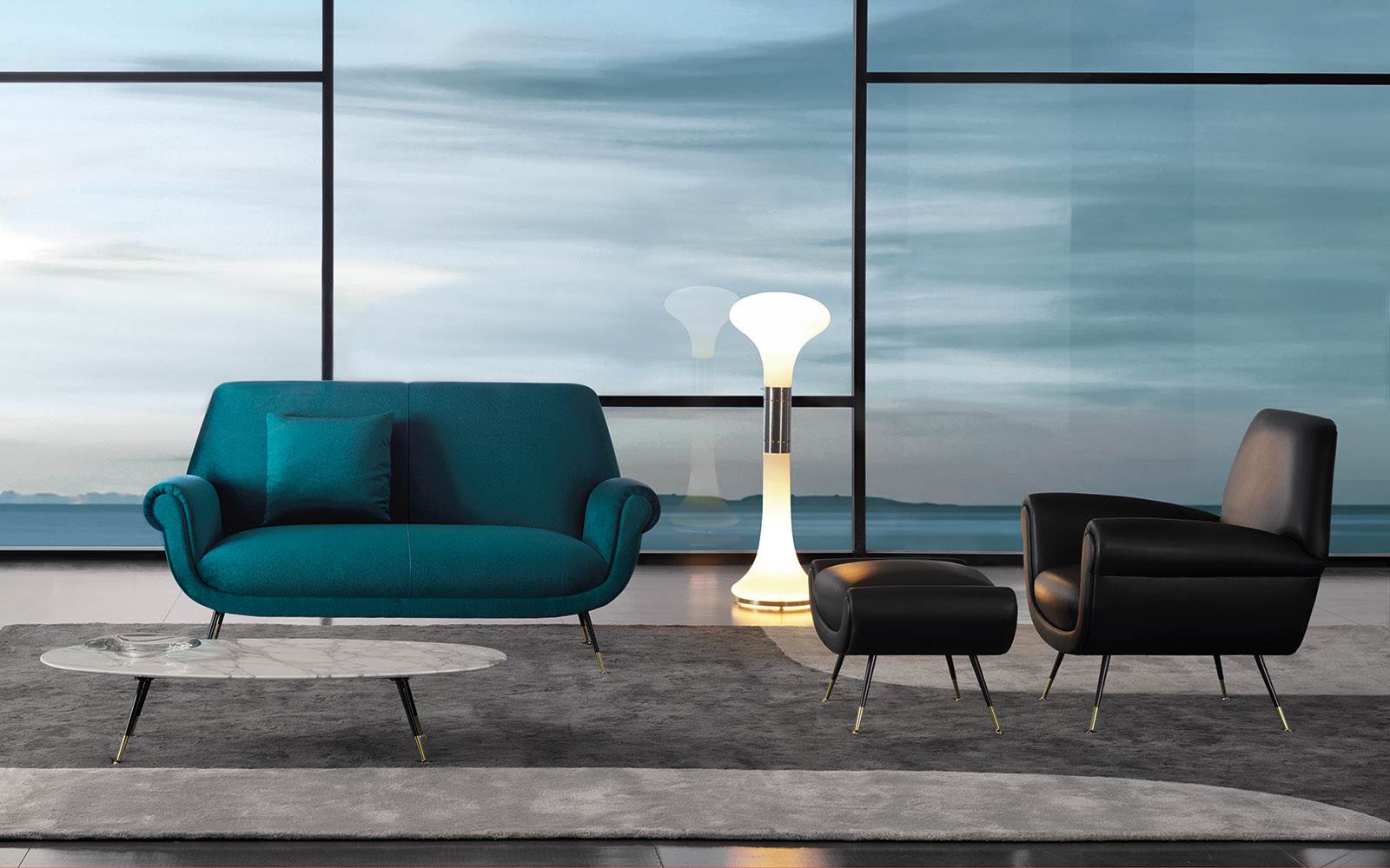 Sofa Minotti Albert & Ile в интерьере