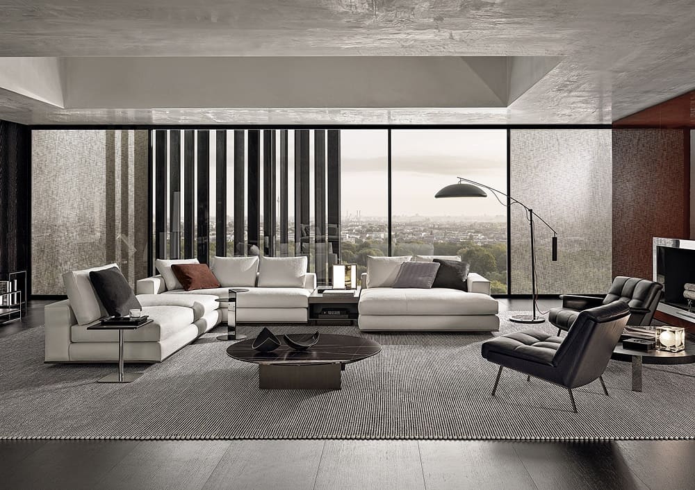 Sofa Minotti Hamilton в интерьере
