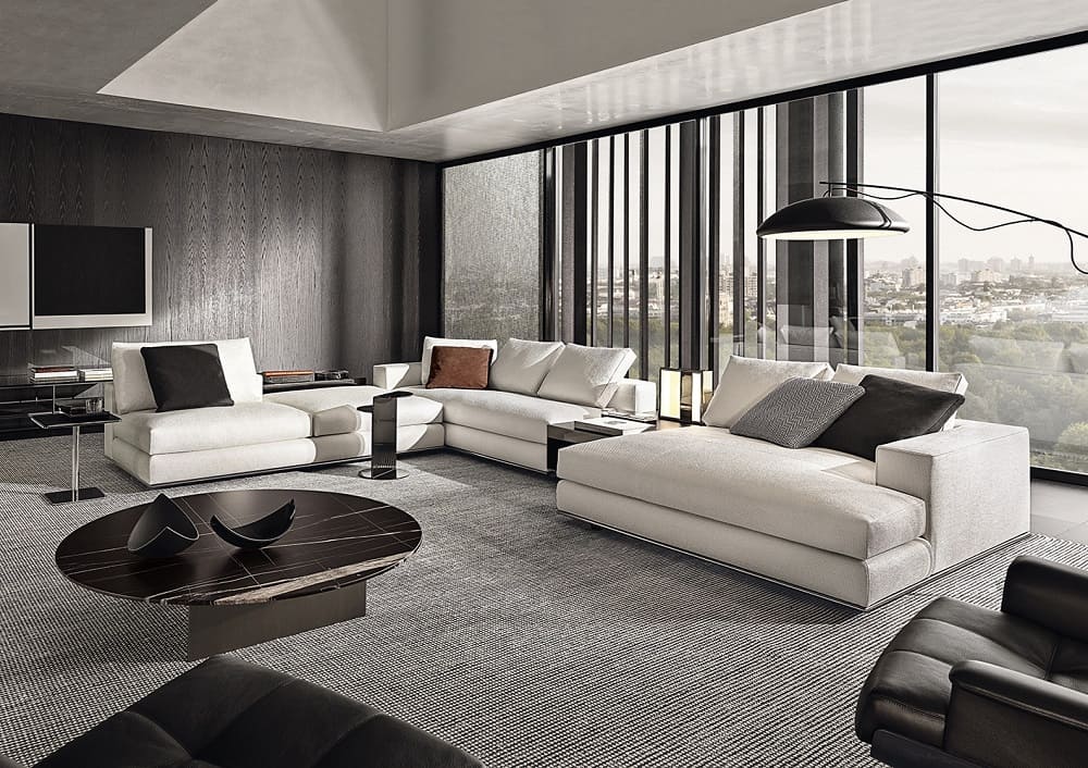 Sofa Minotti Hamilton в интерьере