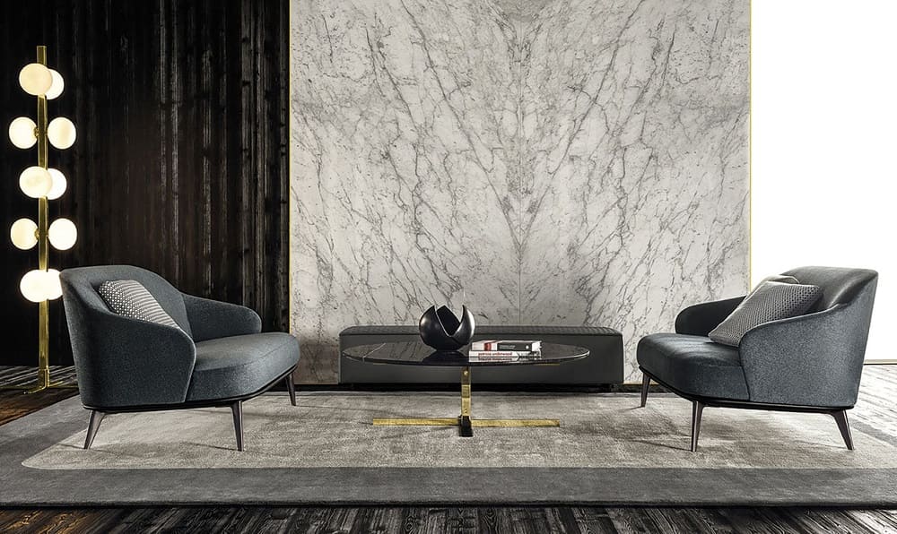 Sofa Minotti Leslie в интерьере
