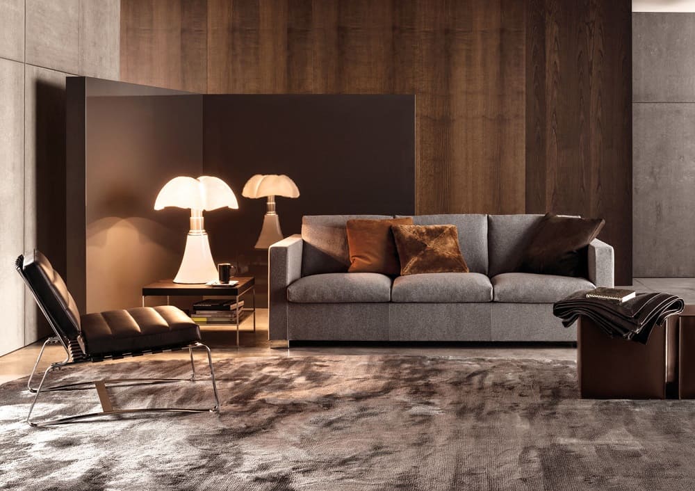 Sofa Minotti Deep Suitcase в интерьере
