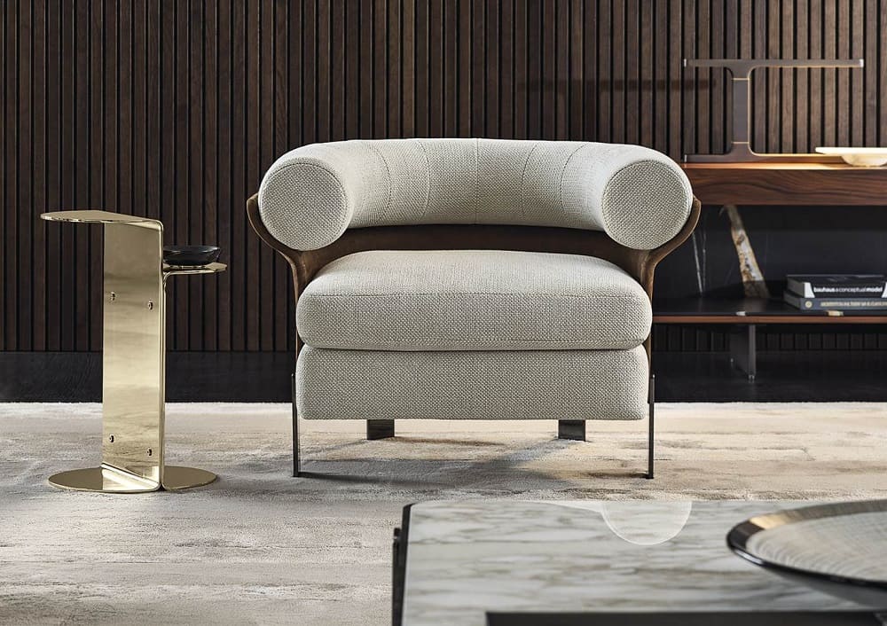Minotti Mattia armchair в интерьере