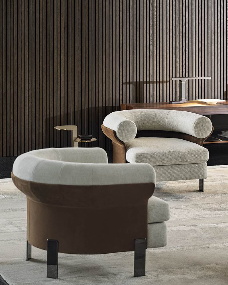 Minotti Mattia armchair в интерьере