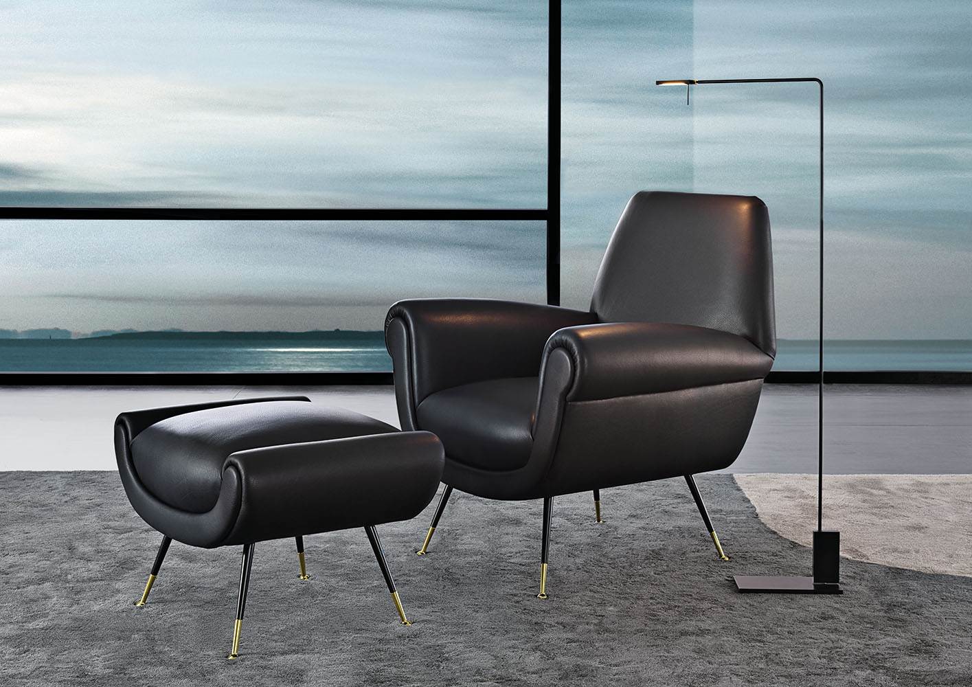 Minotti Albert & Ile Armchair в интерьере