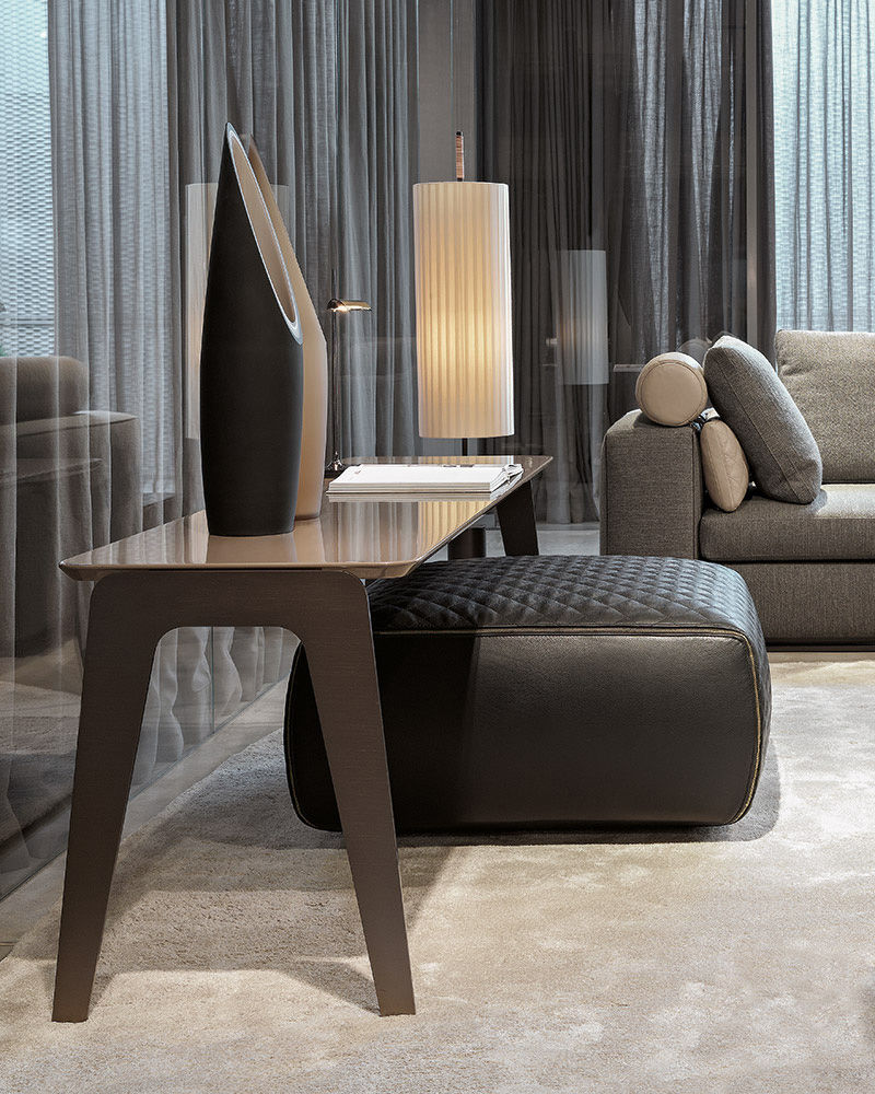 Pouf Minotti Ashley в интерьере