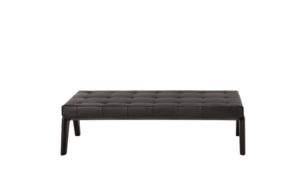 Bench Minotti, natural wood