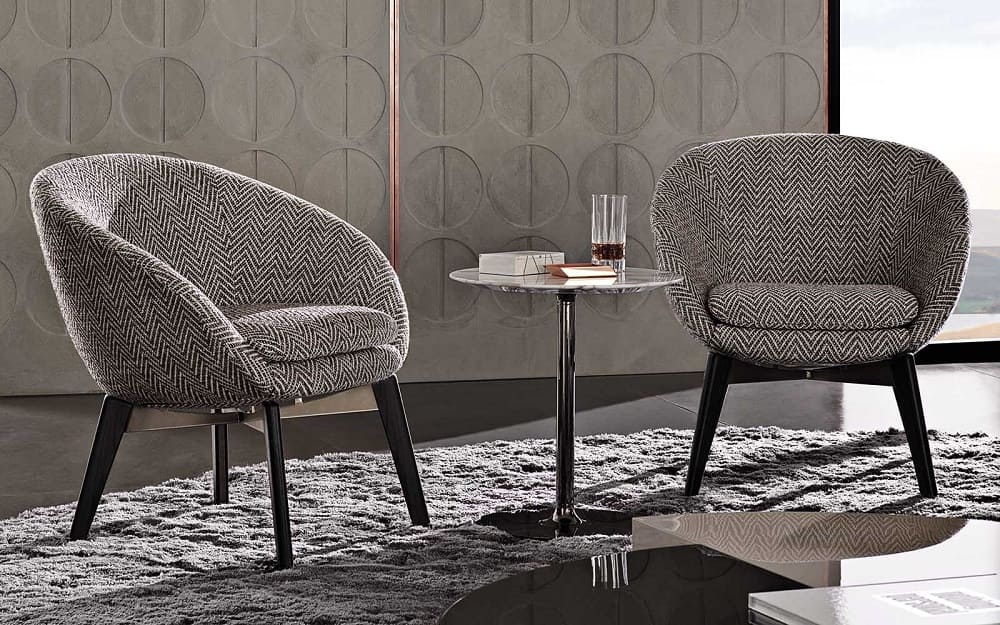 Chair Minotti Russell Lounge в интерьере