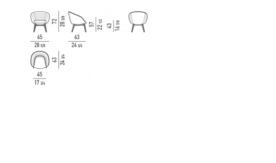 Chair Minotti Russell Lounge в интерьере