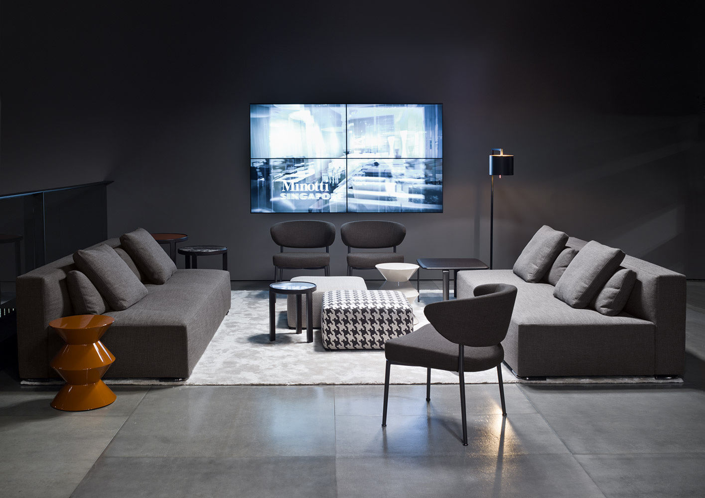 Chair Minotti Mills Low в интерьере