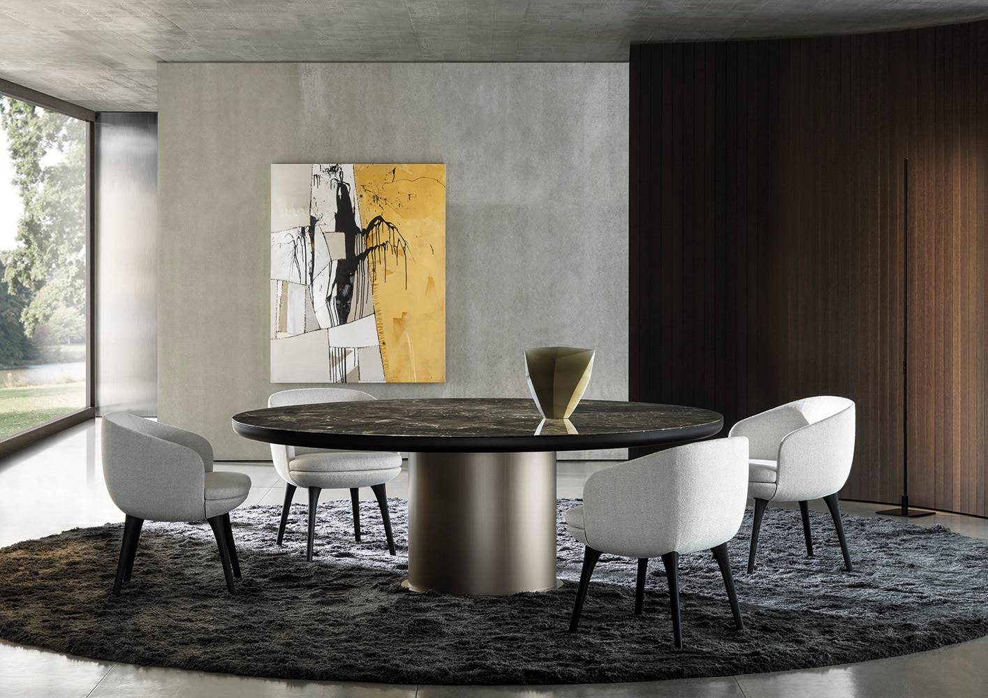 Dining table Minotti Brady в интерьере
