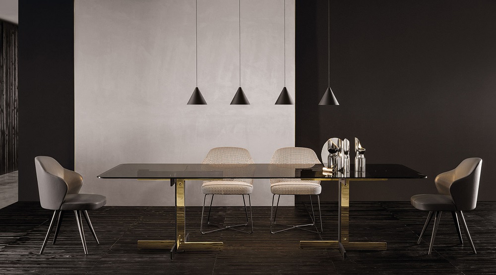 Dining table Minotti Catlin в интерьере