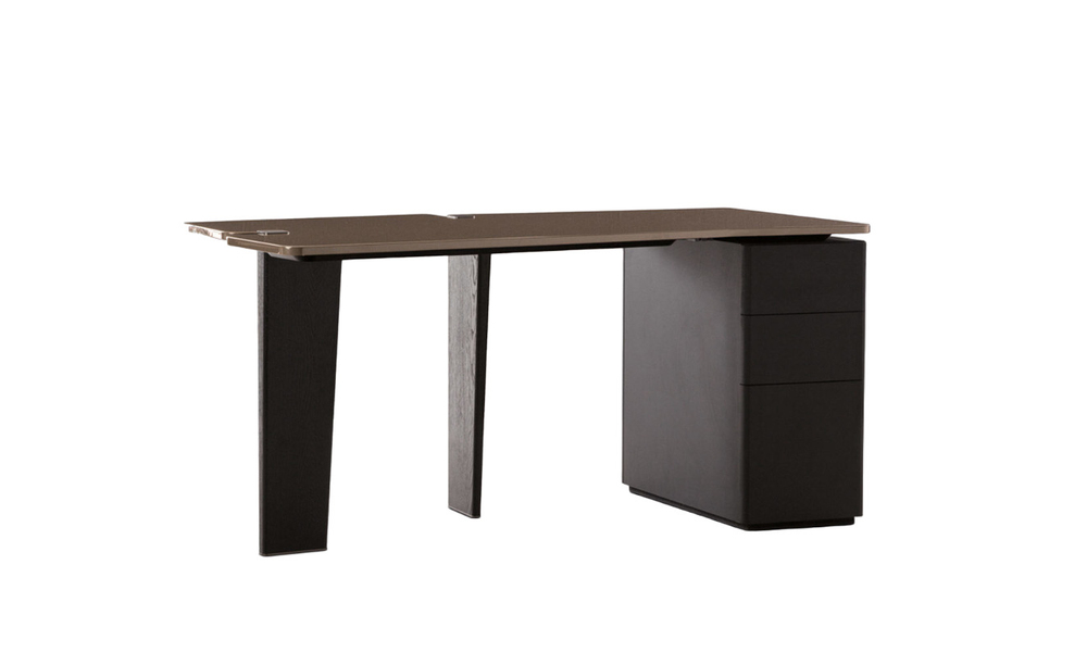 Desk Minotti Jacob, natural wood